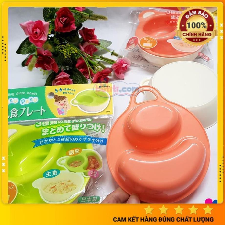 Bát Ăn Dặm Cho Bé Chia Ngăn Inomata Paku - Nhật Bản, Đĩa ăn cho bé