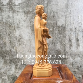 Tượng Thánh Giuse bế Chúa 40cm