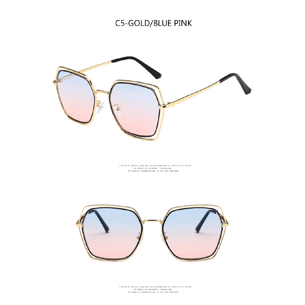 Kính mát thời trang mới kiểu dáng độc đáo dành cho nữ