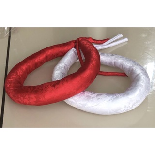 Mấn cô dâu vải gấm, mấn trơn, mấn đơn giản, mấn đội đầu áo dài, mấn cách tân