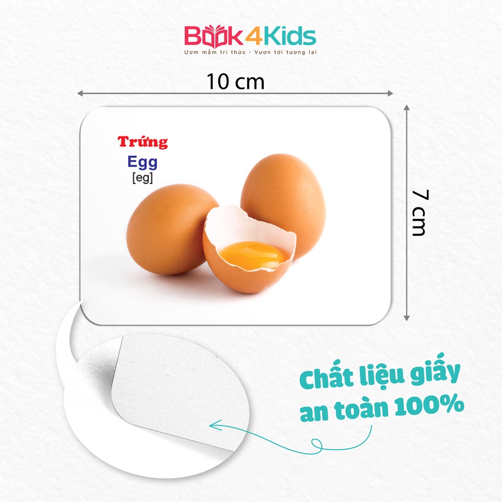 Sách Flashcard - Bộ Thẻ Học Thông Minh Cho Bé - 416 Thẻ Flashcards Tiếng Anh 16 Chủ Đề