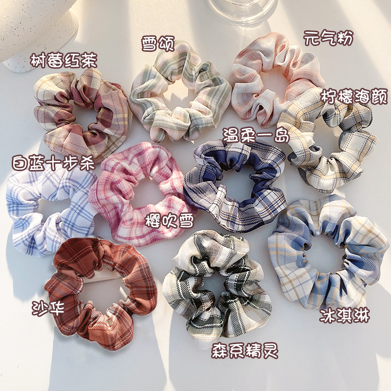 Dây Buộc Tóc Nữ Hình Bánh Donut Dễ Thương