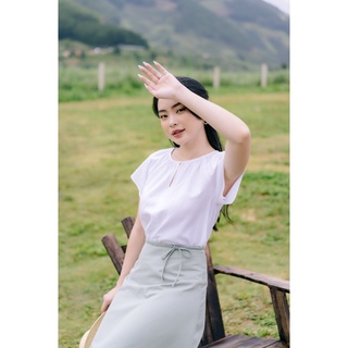 MINX - Áo Lita Plain Blouse