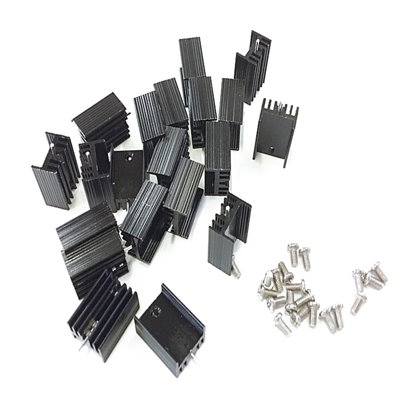 Bộ phận tản nhiệt 21x15x11mm bằng nhôm chuyên dụng dành cho bán dẫn TO-220 MOSFET