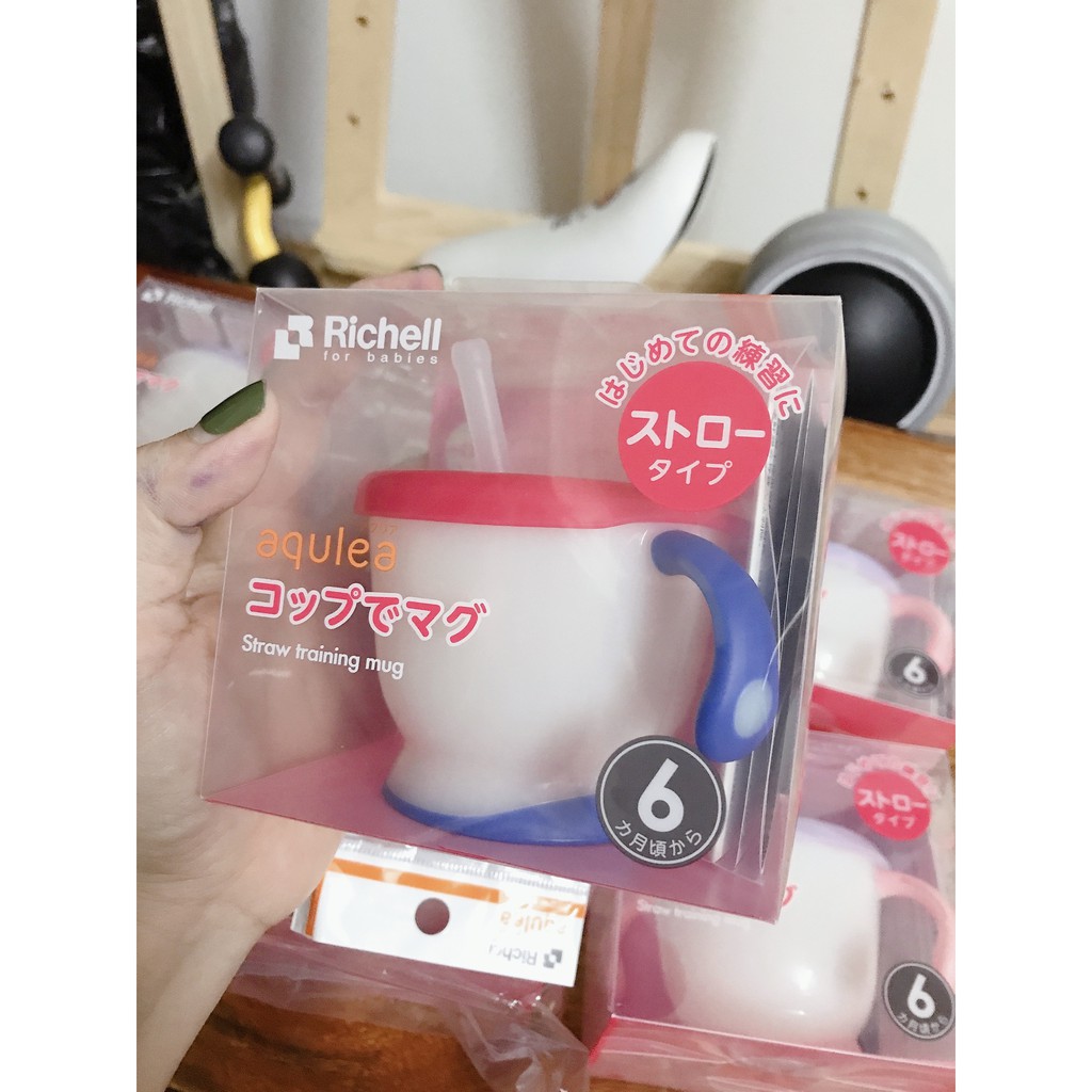 Cốc tập uống 3 giai đoạn Richell Nhật