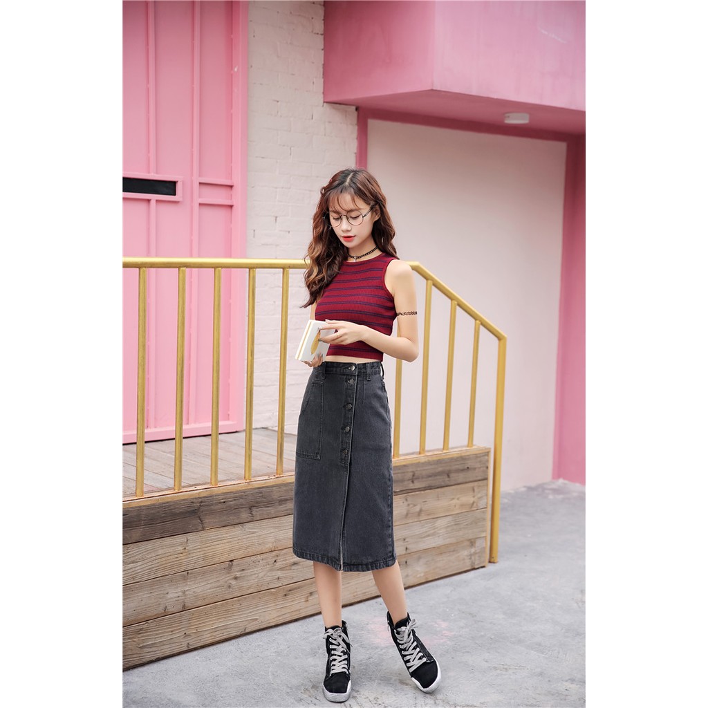 Váy Jeans xẻ | BigBuy360 - bigbuy360.vn
