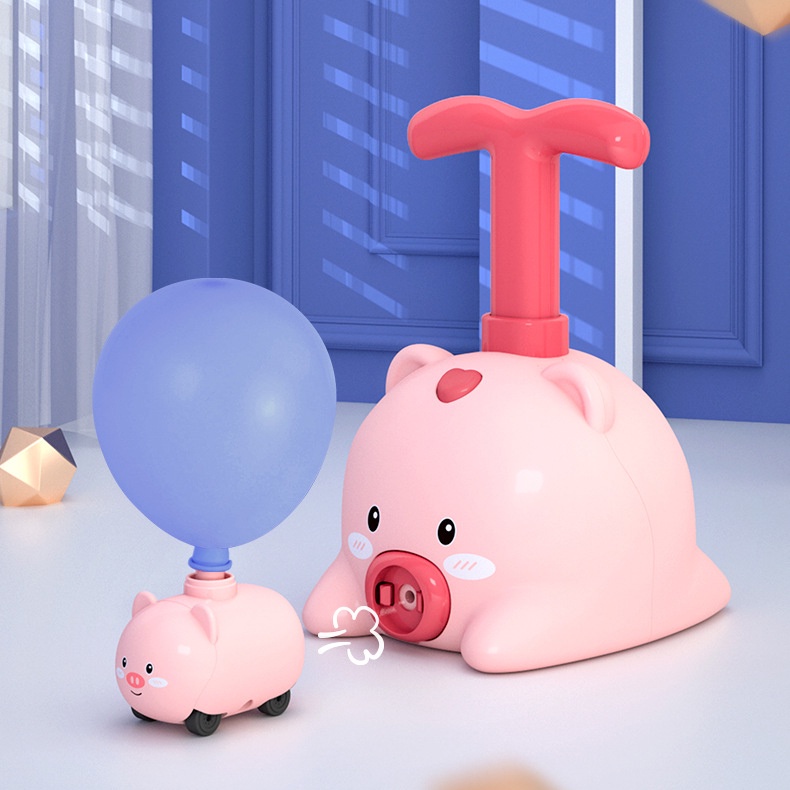Đồ chơi bơm bóng bay ô tô hình thú đáng yêu mới nhất 2022