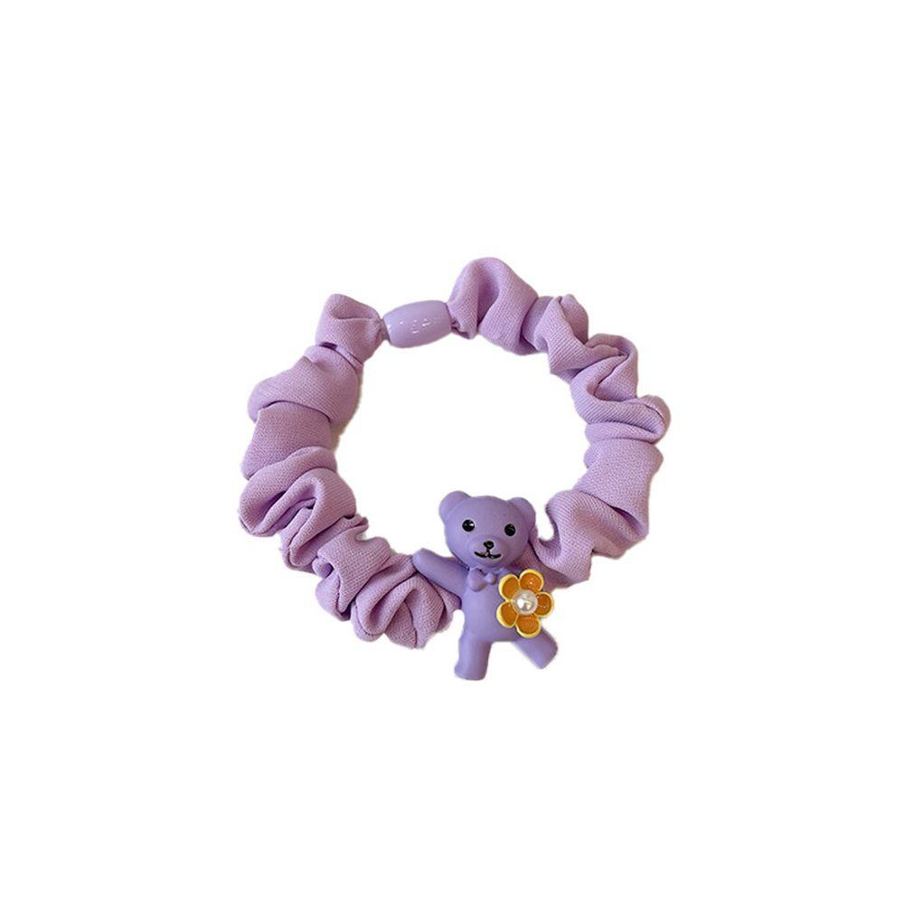 NICKOLAS Dây Buộc Tóc Nhựa Hình Trái Tim Dễ Thương Cho Nữ