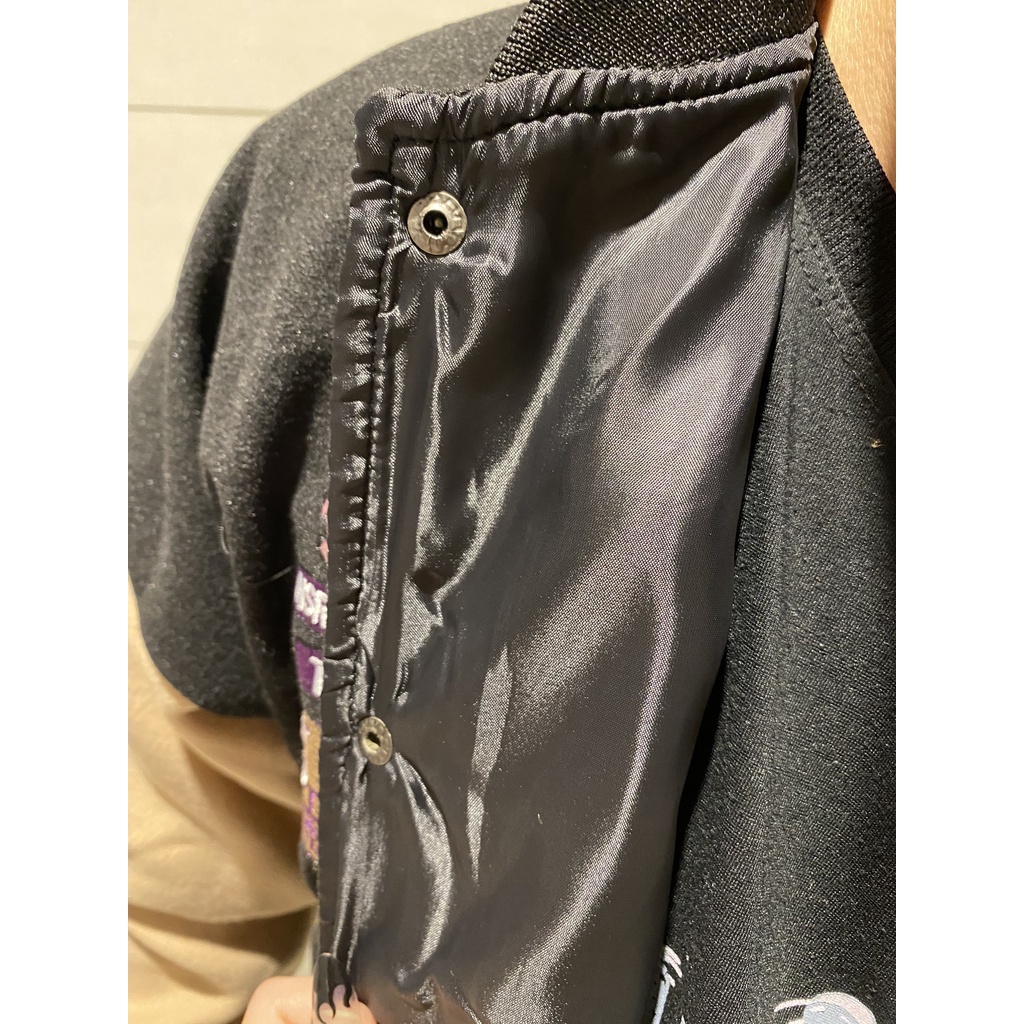 Áo Khoác Bomber Varsity Jacket Nam Nữ Chất Liệu Dạ Logo Thêu Áo 2 Lớp