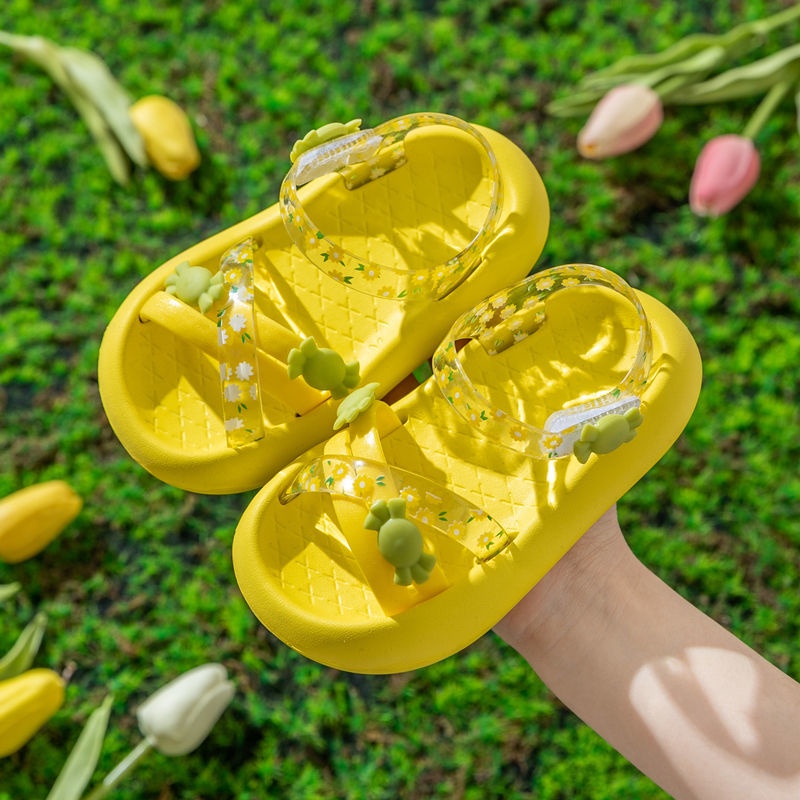 Xăng đan Đi Biển Chống Trượt Màu Kẹo Dễ Thương Cho Bé Gái