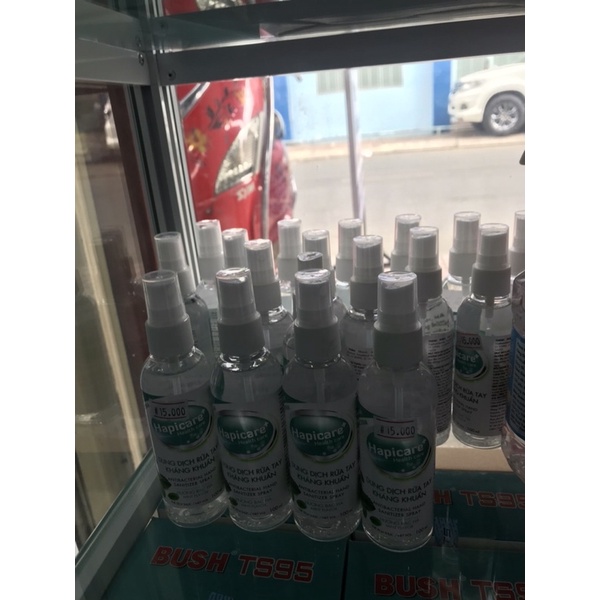 Dung dịch rửa tay kháng khuẩn Hapicare  Hương Bạc Hà/ Hương Trà Xanh