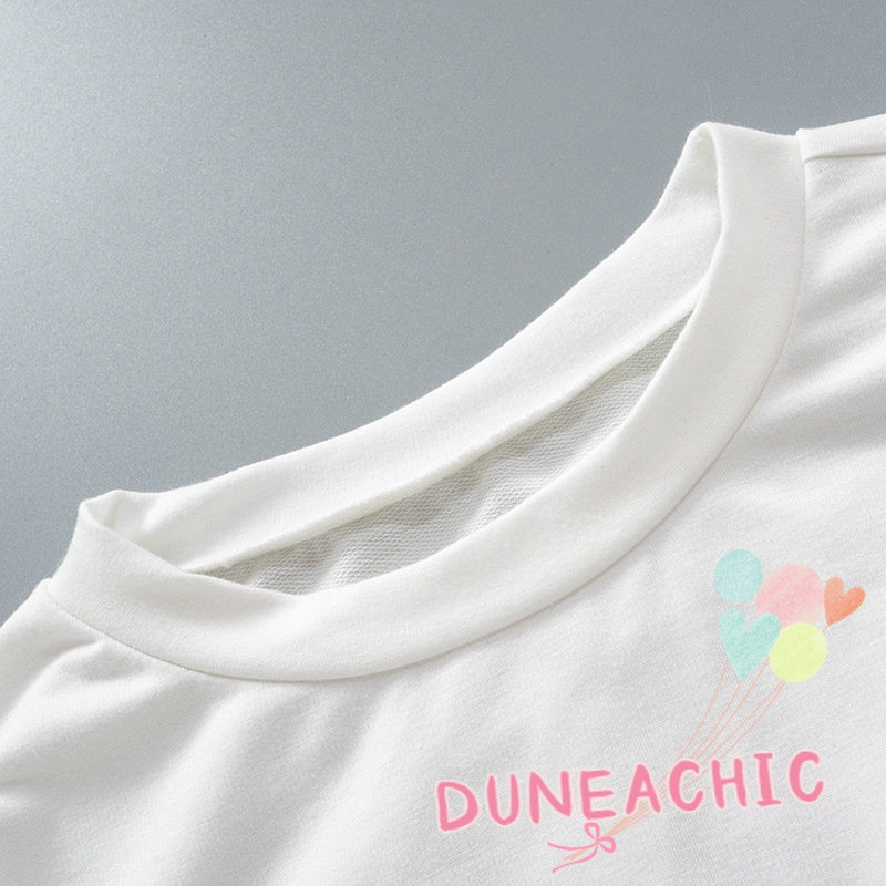 DUNEA Áo Nỉ Dài Tay In Chữ Thời Trang Dành Cho Nữ