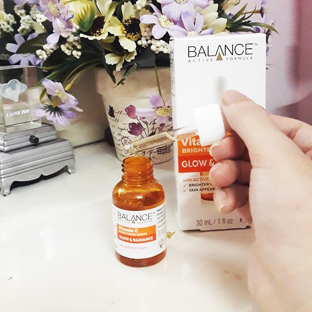 Serum Dưỡng Sáng Da, Mờ Thâm Balance Active Formula Vitamin C Brightening Serum Glow &amp; Radiance 30ml - Hasaki