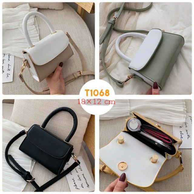 Túi zara phối màu siêu xinh