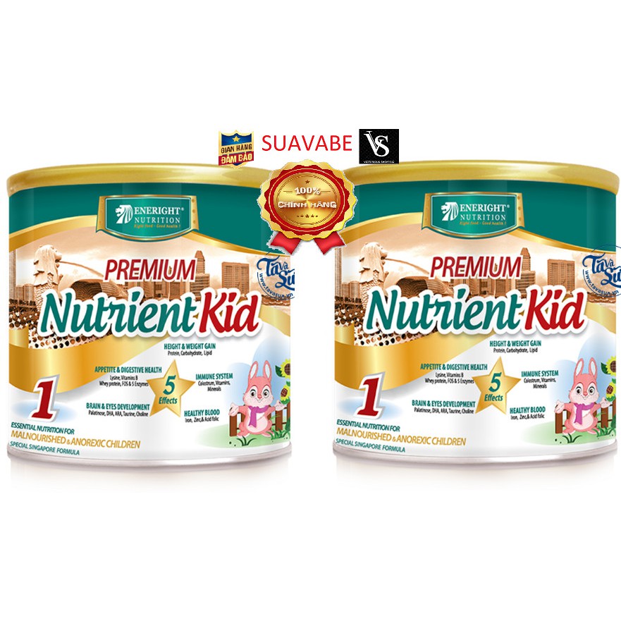 [TKBSB15K giảm 15k cho đơn 200k] Combo 2 Lon Sữa Premium Nutrient Kid 1 700g