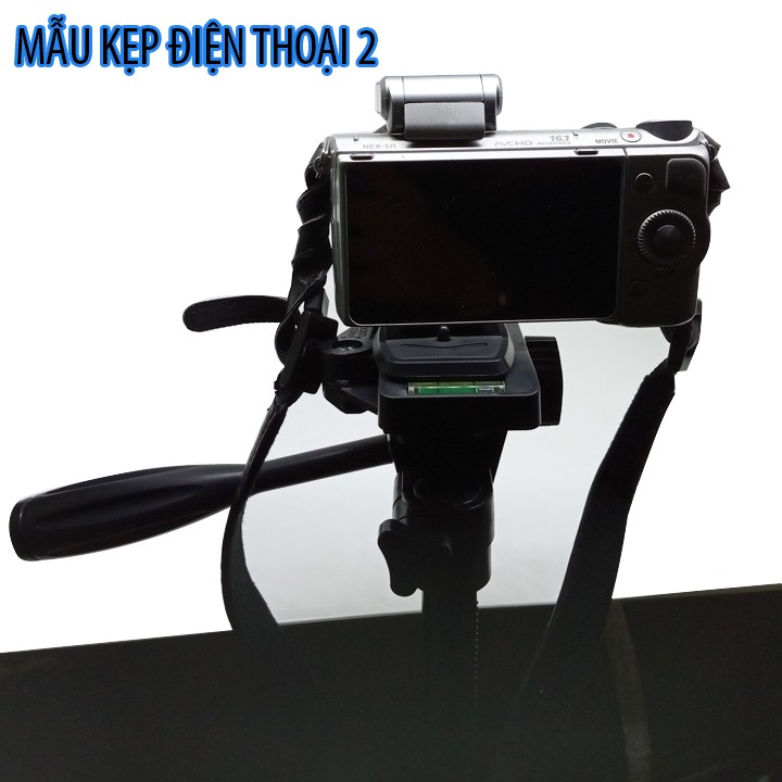 Chân giá đỡ Tripod 3366 cao 140cm có tay cầm Tặng kèm Remote chụp hình