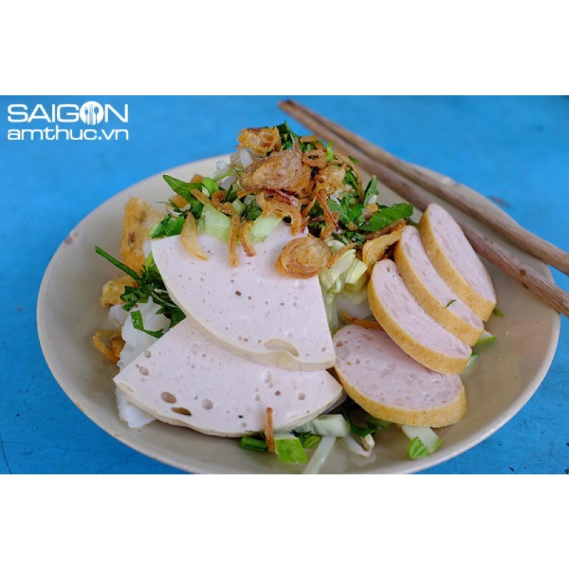 Bánh ướt tươi + Chả lụa chả chiên siêu ngon + Hành Phi nhà làm giòn rụm + Giá đậu xanh giòn ngọt