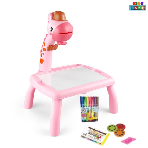 Bàn vẽ có đèn chiếu sáng thông minh cho bé bộ bàn vẽ chiếu bóng 24 hình chiếu cho bé có đèn tặng kèm bút vẽ và  vở vẽ