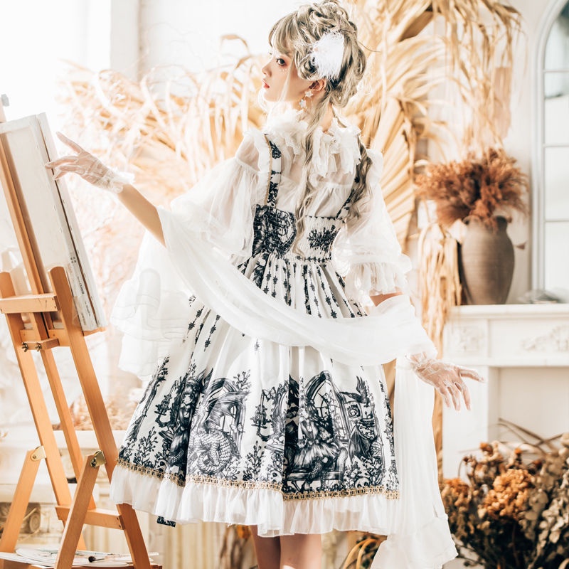 Đầm Thiết Kế Xinh Xắn Thời Trang Theo Phong Cách Lolita