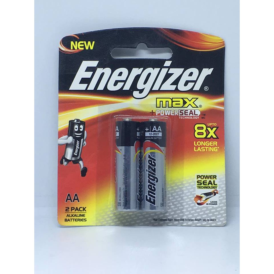 SỈ Vỉ 2 viên Pin Energizer AA và AAA MAX LR6  - Pin Alkaline - Pin Kiềm 2A và 3A