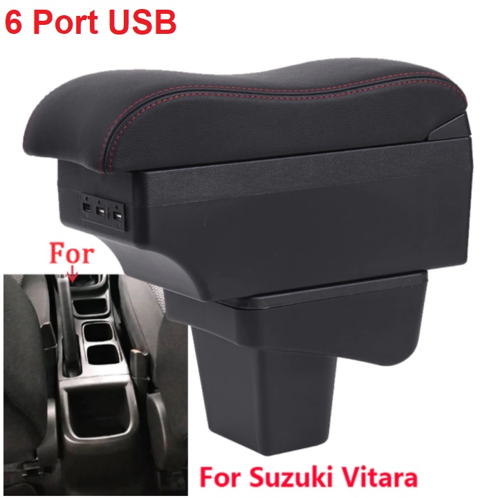 Hộp tỳ tay, đệm tỳ tay lắp cho xe ô tô Suzuki Vitara, Armrest box for Suzuki Vitara