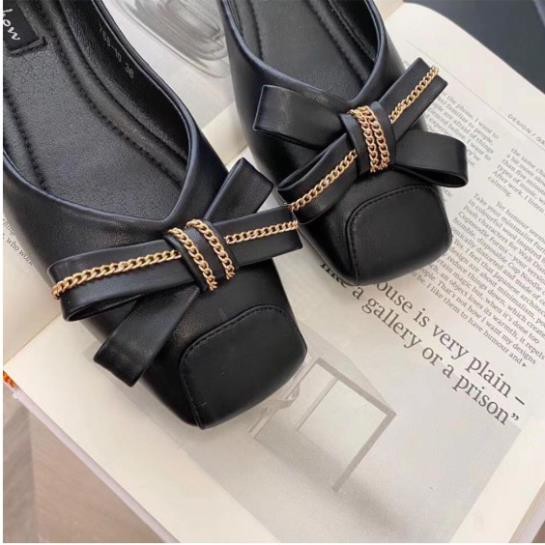 FREE SHIP Giày búp bê đế bệt nơ xích mẫu mới cực xinh hot hít | BigBuy360 - bigbuy360.vn