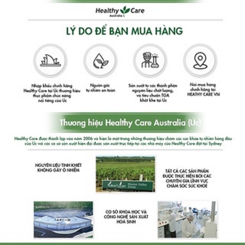 DHA Healthy Care High Strength Úc Vị Chanh Giúp Bé Phát Triển Thông Minh (60 viên)