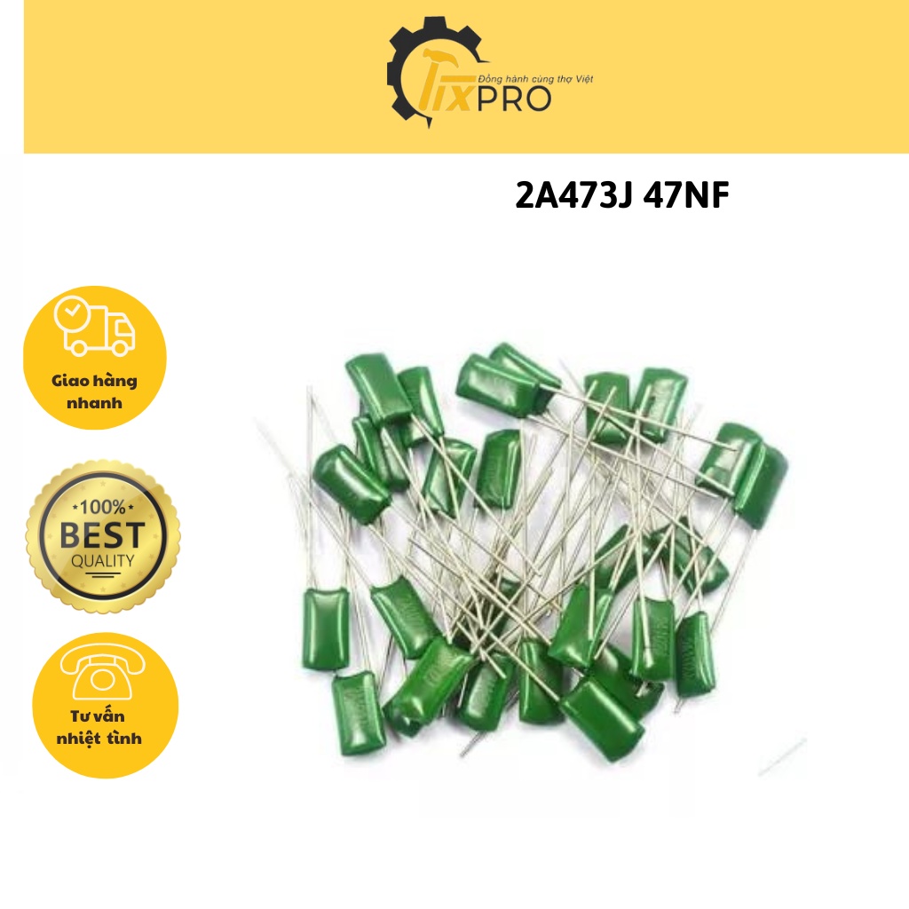 Tụ mica 2A473J 47nF 100V (10c)