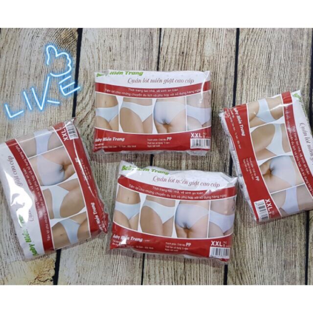 Combo 10 gói quần lót giấy, 5 chiếc/ gói