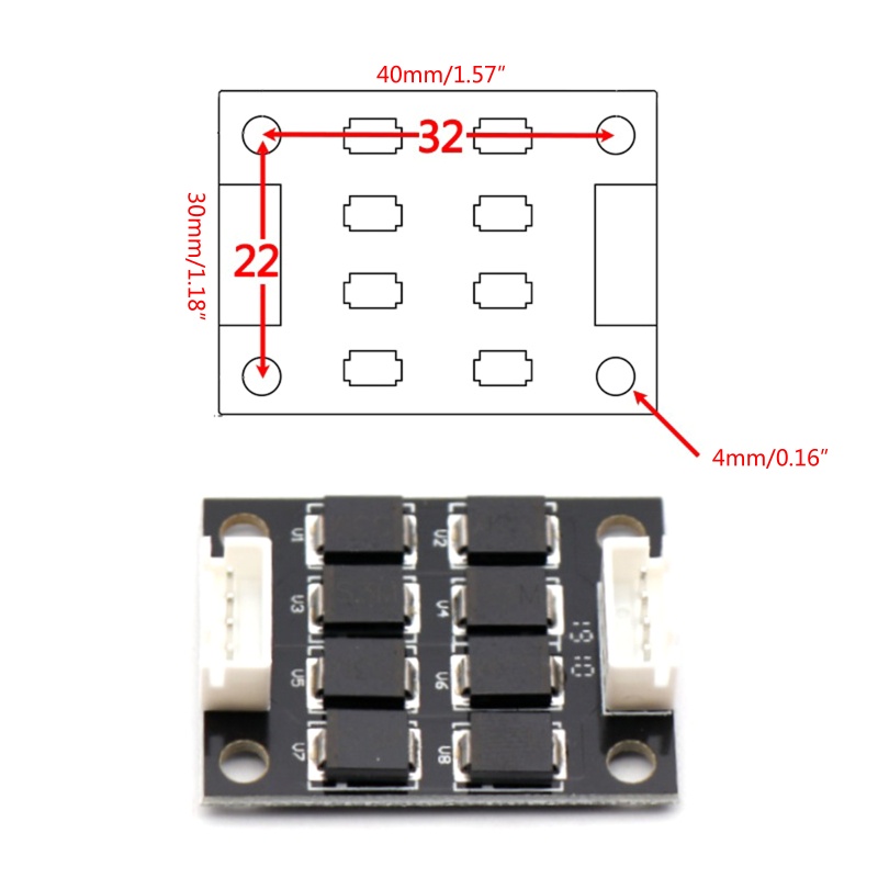 Set 4 Mô Đun Lọc Động Cơ Bước TL-Smoother Mk8 Dành Cho Máy In 3D