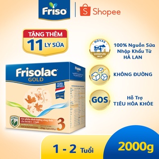 Sữa Bột Friso Gold 3 Hộp Giấy 2kg hộp