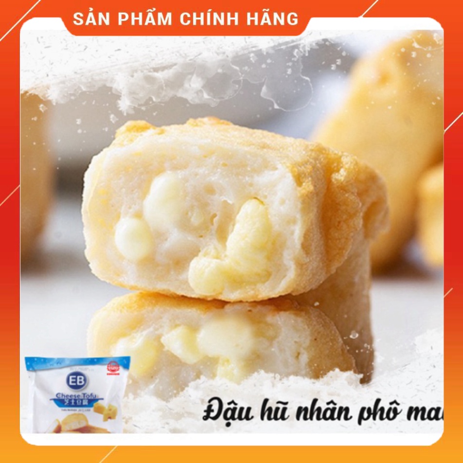 (HCM) Đậu hũ phô mai bịch 500 gr - Cheese Tofu thả lẩu