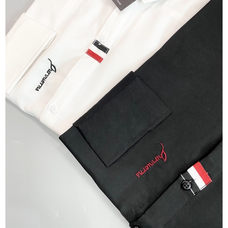 (FREESHIP) Áo sơ mi nam dài tay dáng ôm sơ cổ bẻ họa tiết nhỏ chống nhăn chống xù | BigBuy360 - bigbuy360.vn