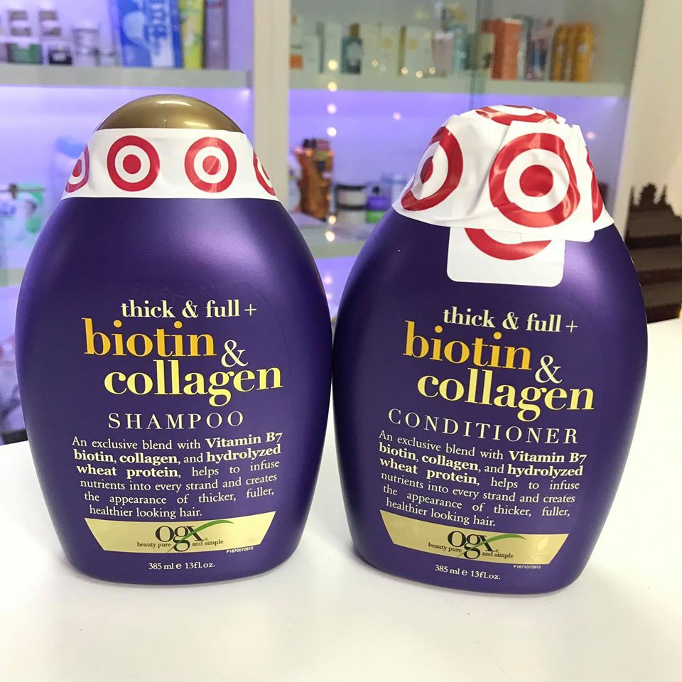 Set gội xả Biotin & Collagen size 385ml