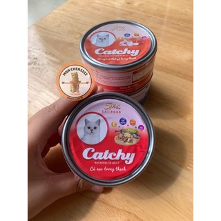 [Thanh lý xả hàng]Pate Catchy lon 170gram cho mèo cưng