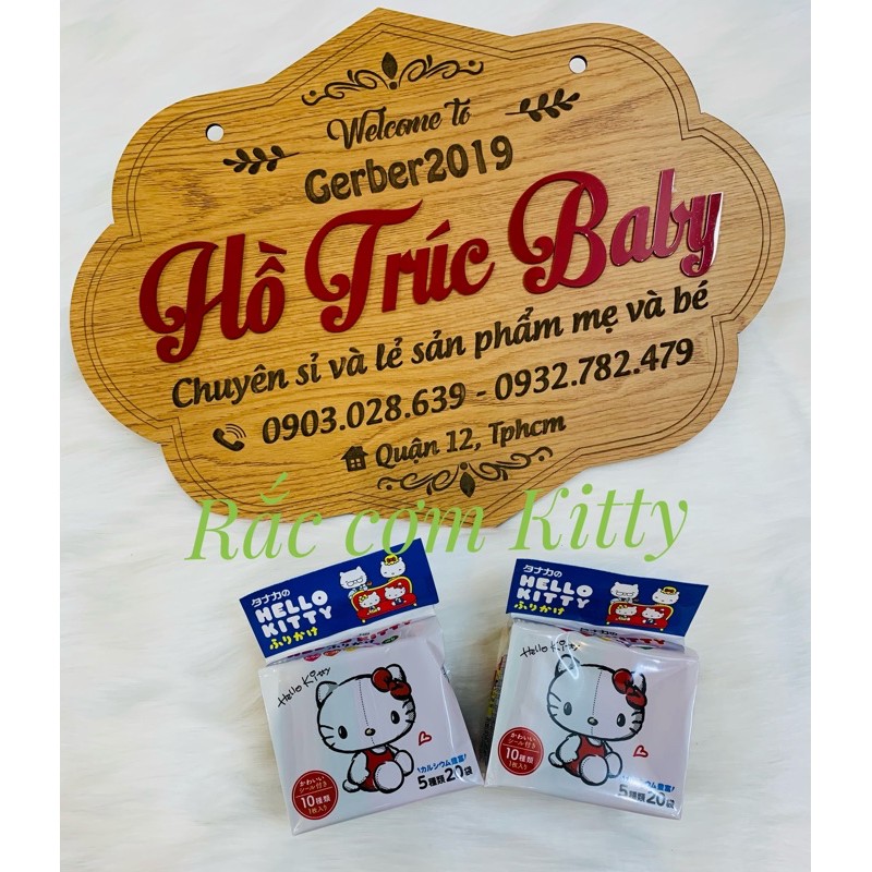 Rắc cơm Hello Kitty mẫu mới 20 gói nhỏ