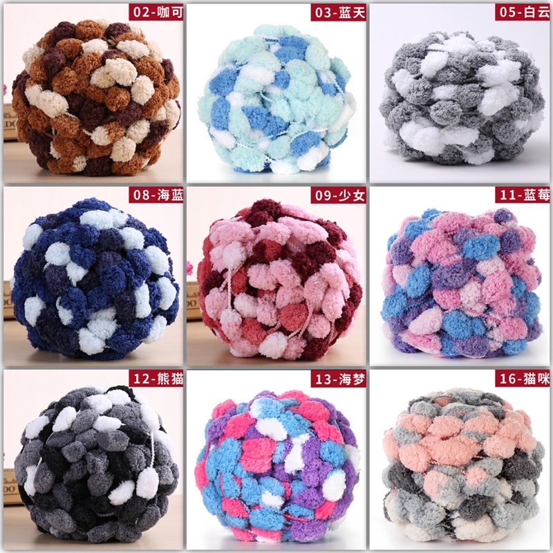 Len nhung tròn (cuộn 130gr)