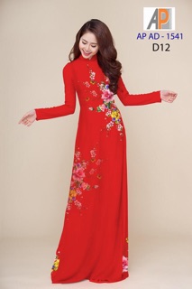 Vải áo dài hoa eo