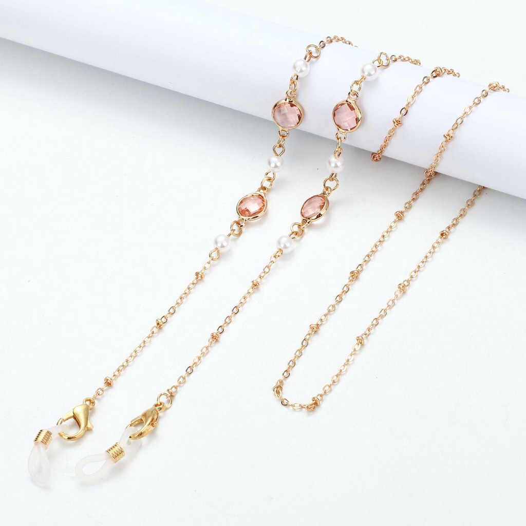 ESPO Dây Chuỗi Hạt Pha Lê Đeo Mắt Kính Giá Đỡ