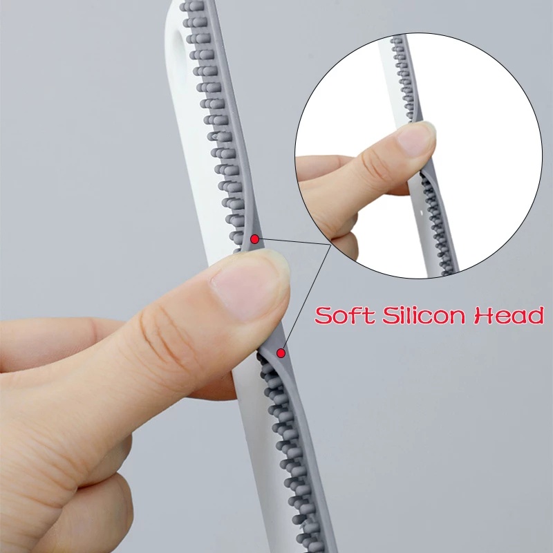 1 Dụng cụ vệ sinh cửa kính xe hơi hình chữ nhật bằng silicon mềm
