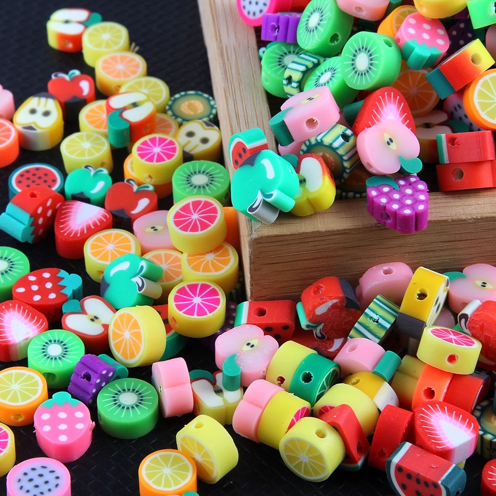 Set 100 Hạt Cườm Nhiều Hình Dáng Dùng Để Trang Trí Đồ Thủ Công
