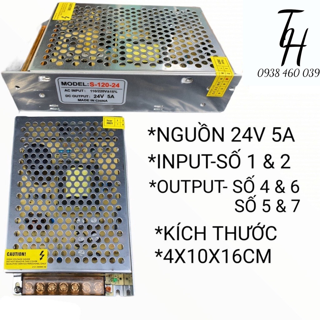 Nguồn tổ ong 24v- 3A,5A,10A,15A,20A