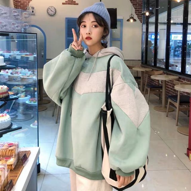 (ORDER) Áo hoodie phối 2 màu (ảnh thật ở cuối) | BigBuy360 - bigbuy360.vn