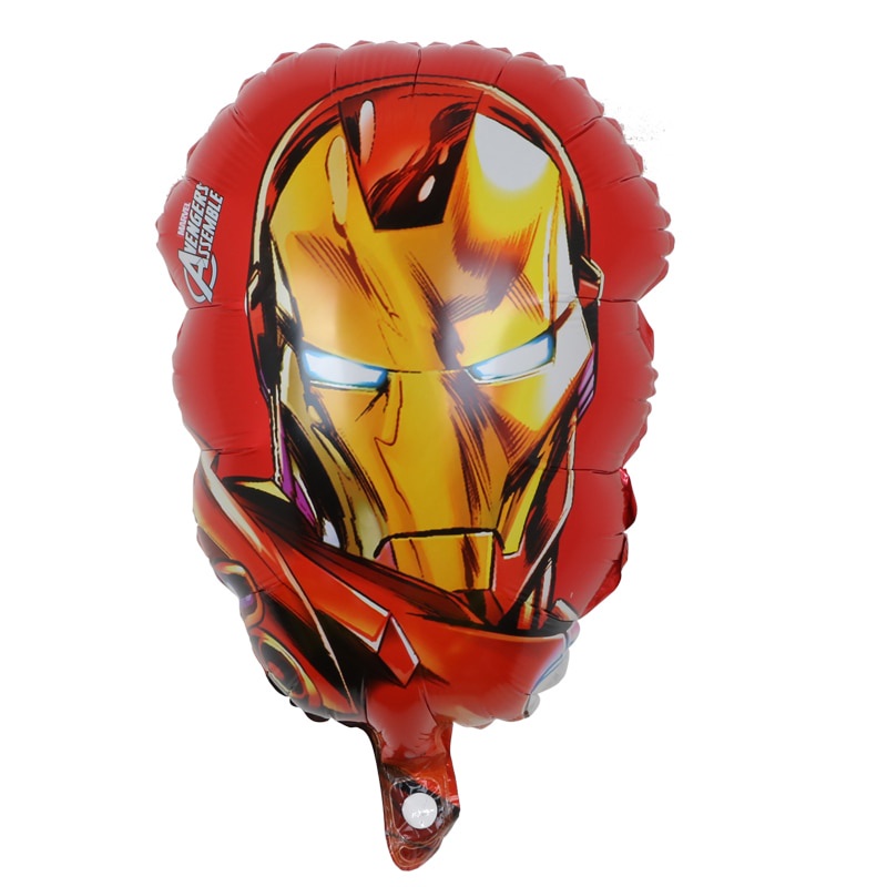 Bong Bóng Lá Nhôm Hình Siêu Anh Hùng Marvel Người Nhện Người Sắt Người Sắt Trang Trí Tiệc Giáng Sinh Sinh Nhật Trẻ Em