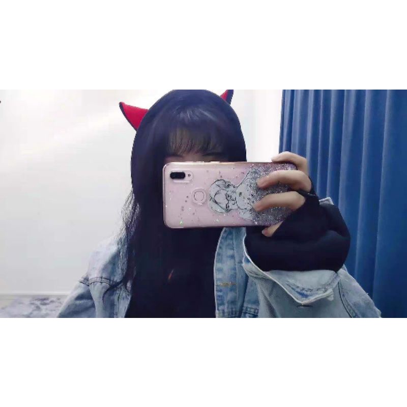 Áo nỉ hoodie tai mèo đỏ đen unisex nam nữ đáng yêu cá tính