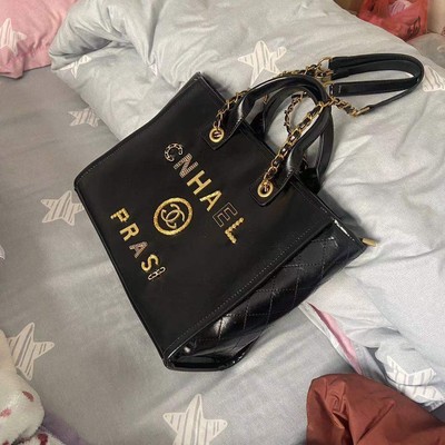 Túi xách nữ CN - túi bag book tote size lớn in chữ sang chảnh Ulzzang siêu chất ❤