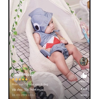 [Hàng QCCC] Bộ bơi cá mập/nemo cho bé trai bé gái