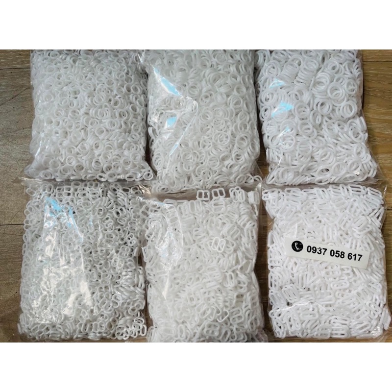 Bộ khoen nhựa tăng giảm . khoen số 8 (set 20 bộ)