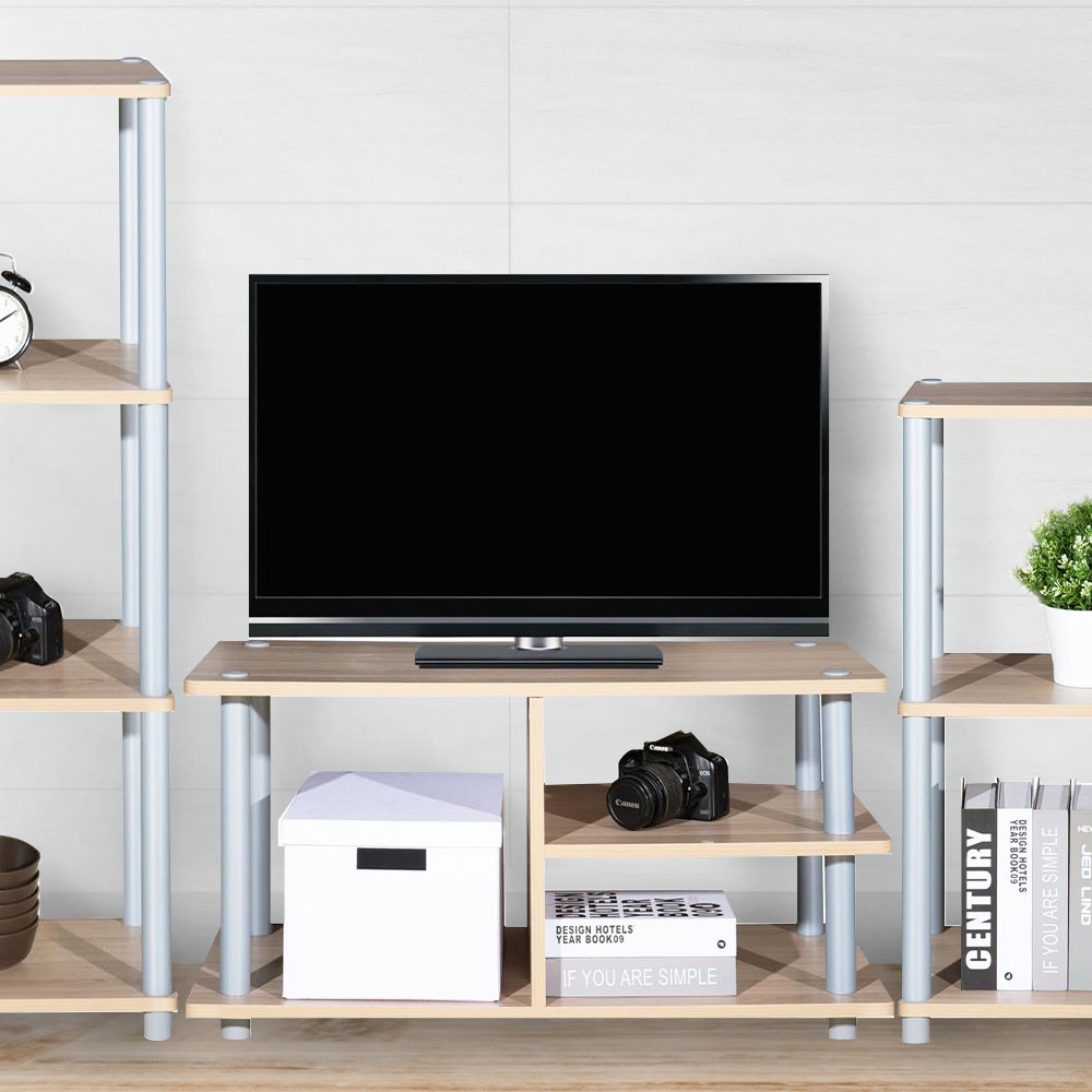 HomeBase FURDINI tủ Tivi MDF Minus Thái Lan W80xD40xH40.8cm màu trắng/xám