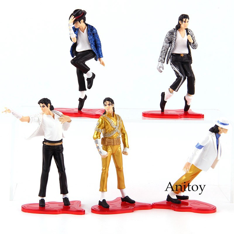Set 5 Mô Hình Đồ Chơi Nhân Vật Michael Jackson